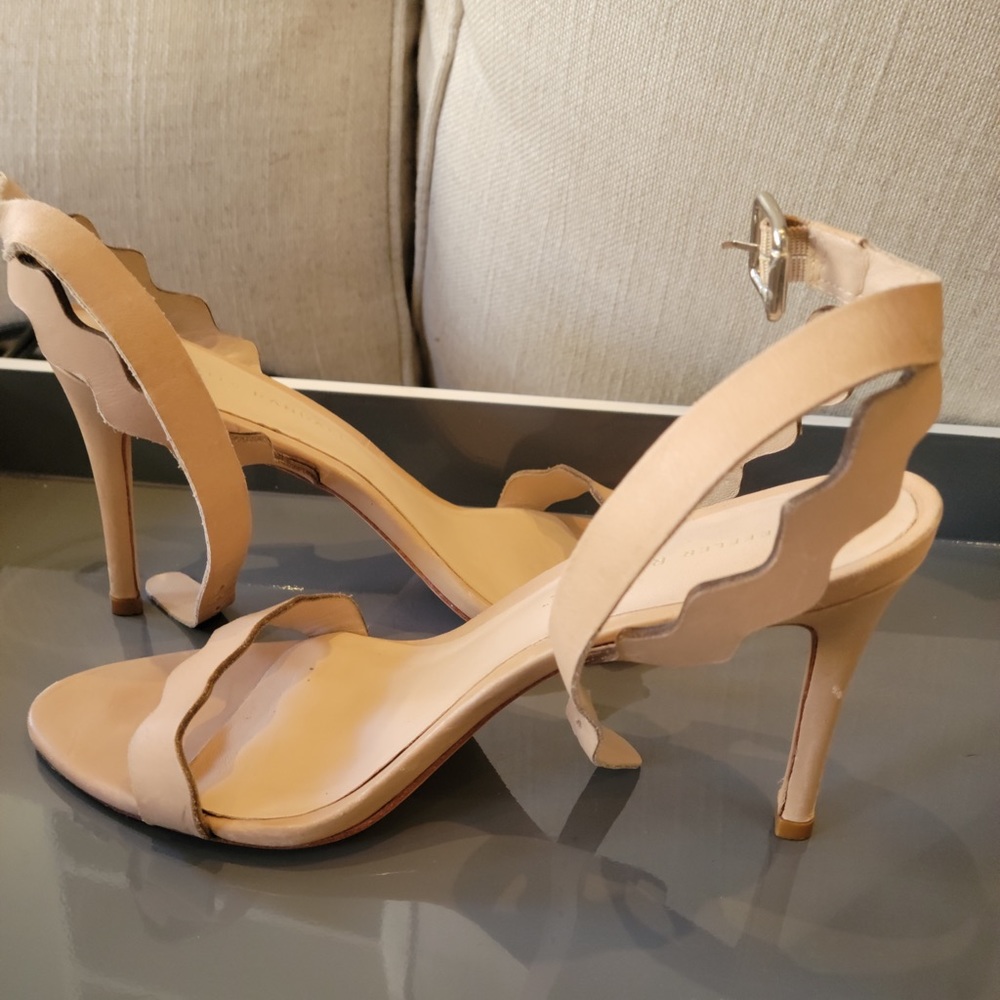 Loeffler Randall Scallop Heels Size 9